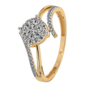 Diamond Blossom Ring