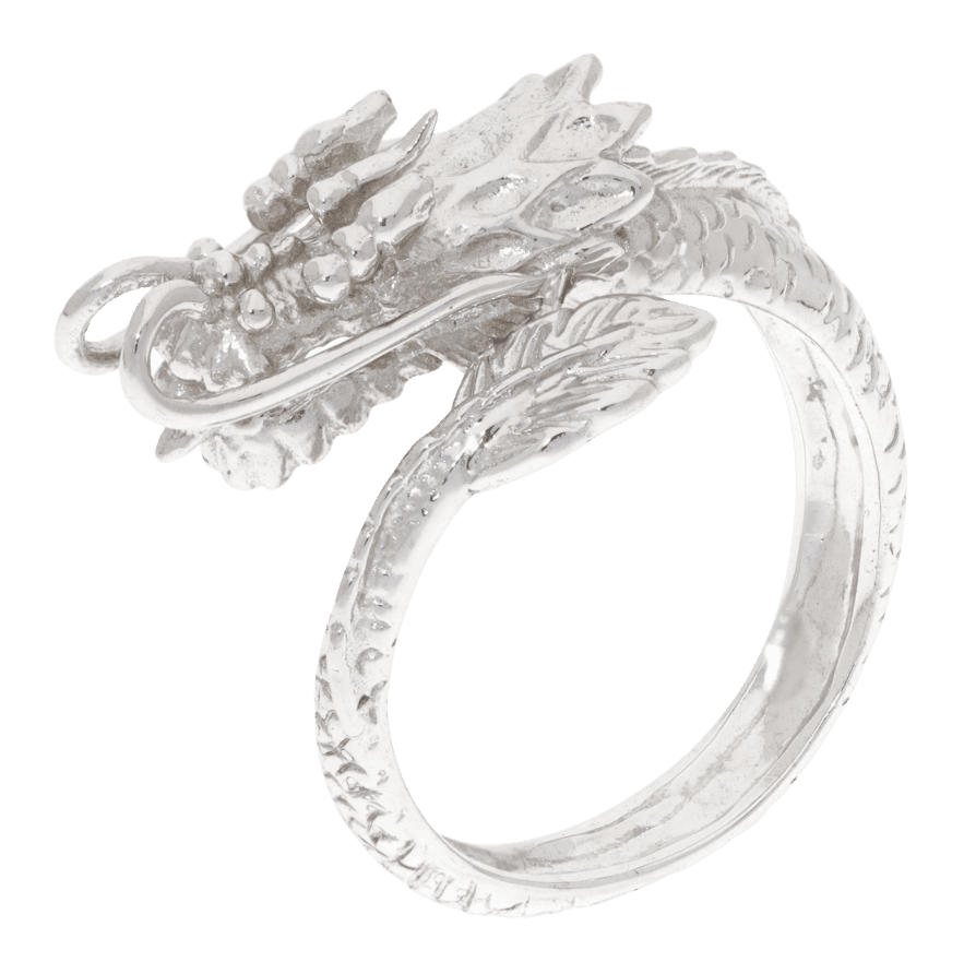 Sterling Dragon Ring